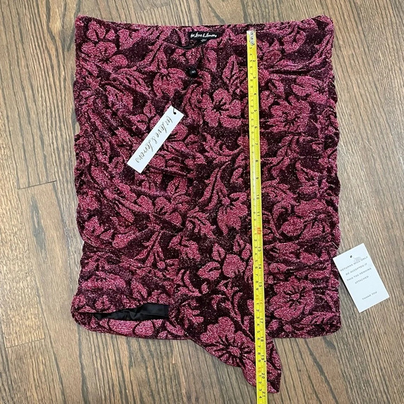 NWT For Love and Lemons Shailee Metallic Mini Skirt - Picture 9 of 13